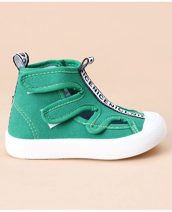 Cute Walk by Babyhug Casual Shoes with Velcro - Green