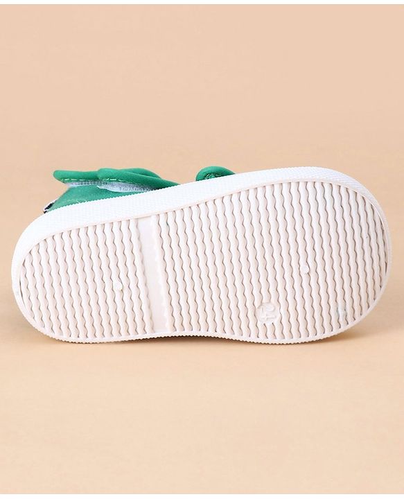 Cute Walk by Babyhug Casual Shoes with Velcro - Green
