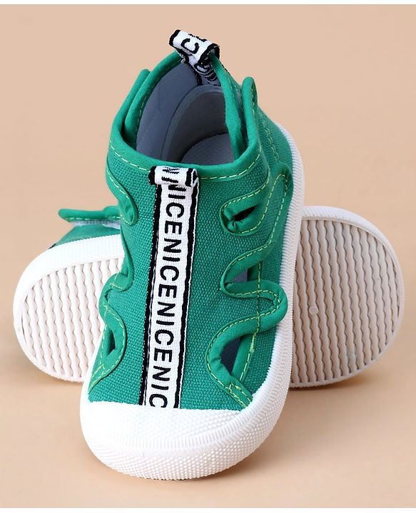 Cute Walk by Babyhug Casual Shoes with Velcro - Green