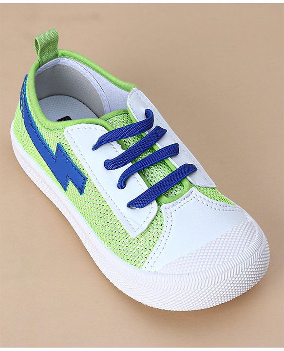 Cute Walk by Babyhug Casual Shoes Solid - Green Blue