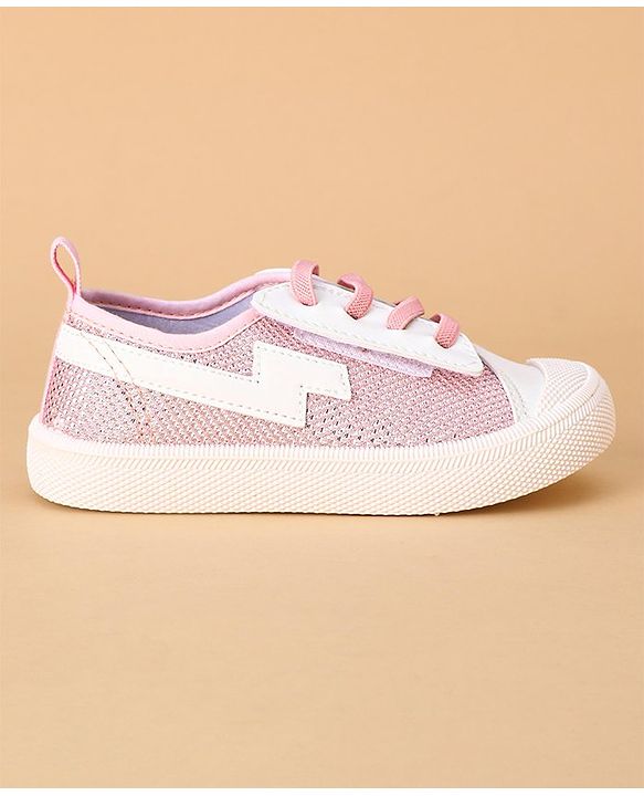 Cute Walk by Babyhug Casual Shoes Solid- Pink