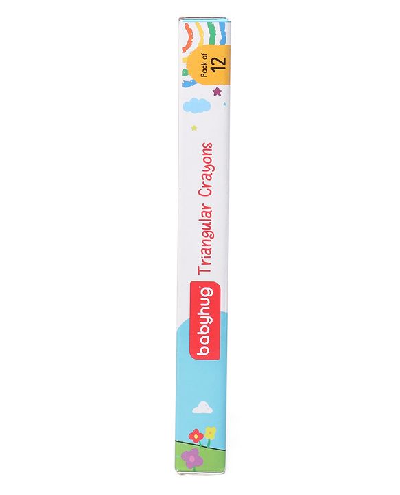 Babyhug Jumbo Triangular Crayons - 12 Shades