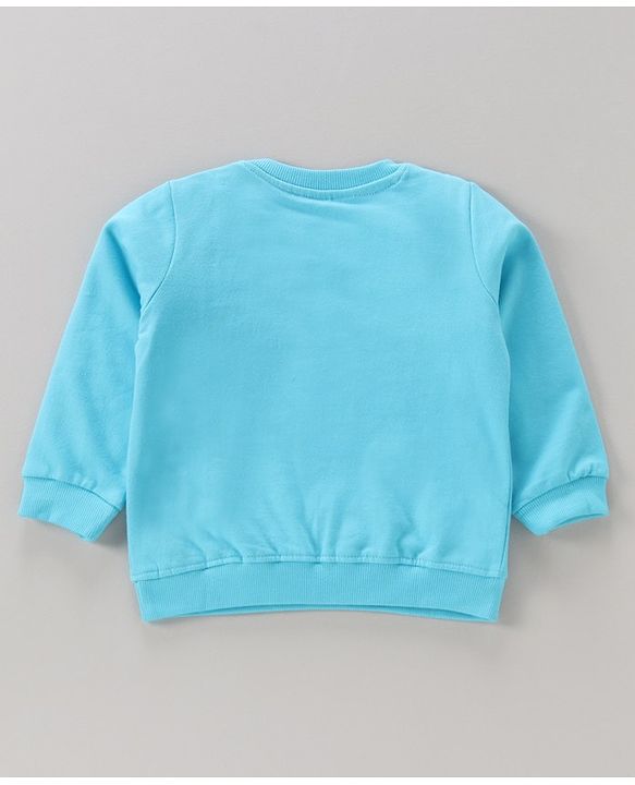 Babyhug Full Sleeves Sweatshirts Printed Pack of 2- Blue Pink