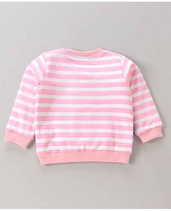 Babyhug Full Sleeves Sweatshirts Printed Pack of 2- Blue Pink