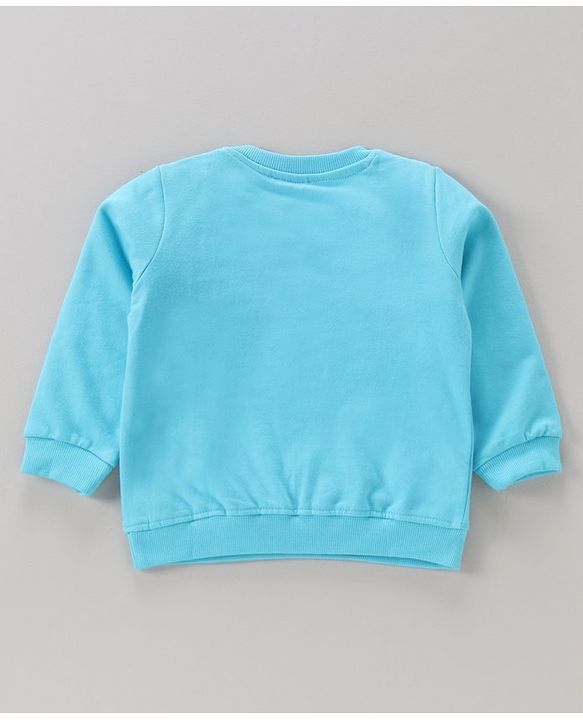 Babyhug Full Sleeves Sweatshirts Printed Pack of 2- Blue Pink