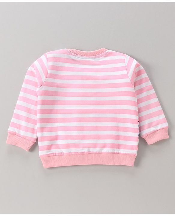 Babyhug Full Sleeves Sweatshirts Printed Pack of 2- Blue Pink