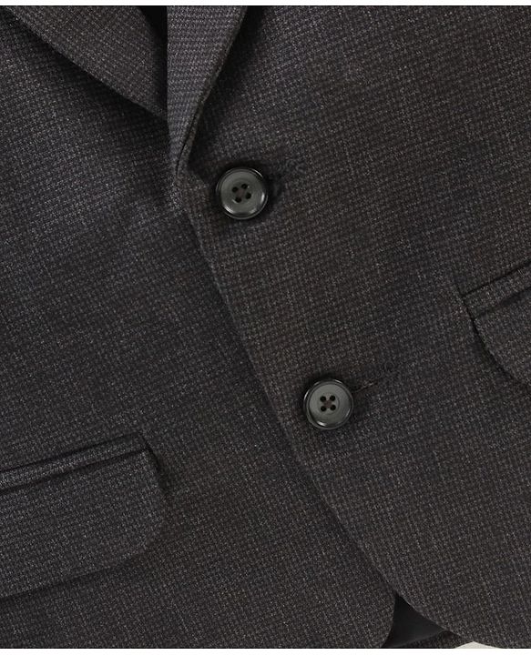 Babyhug Full Sleeves Party Wear Woven Blazer Solid- Black