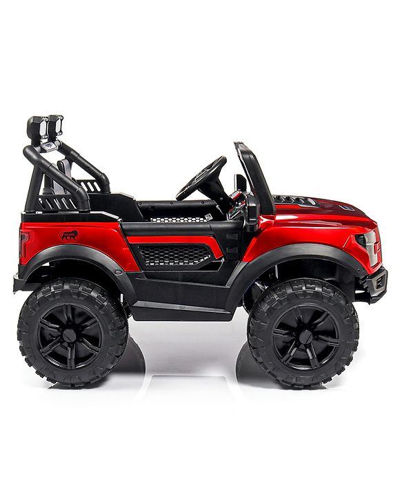 Babyhug Battery Operated Jeep With Music And Lights - Red