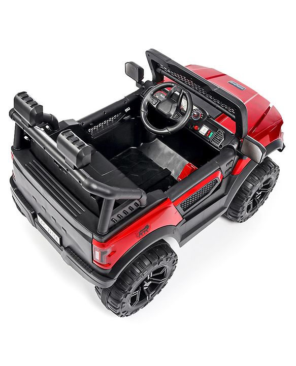 Babyhug Battery Operated Jeep With Music And Lights - Red
