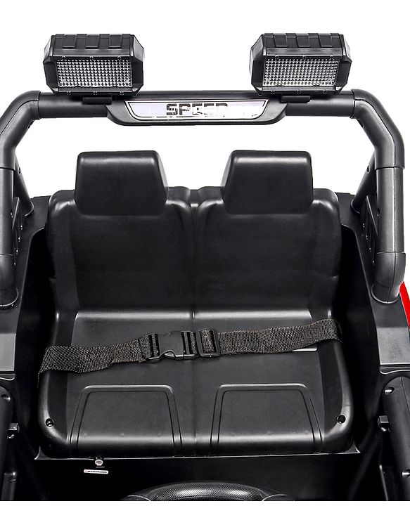 Babyhug Battery Operated Jeep With Music And Lights - Red