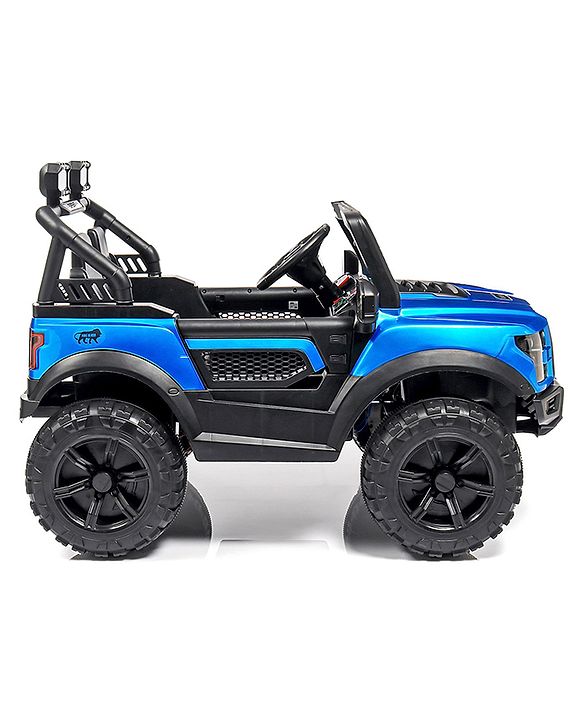 Babyhug Battery Operated Jeep With Music And Lights - Blue