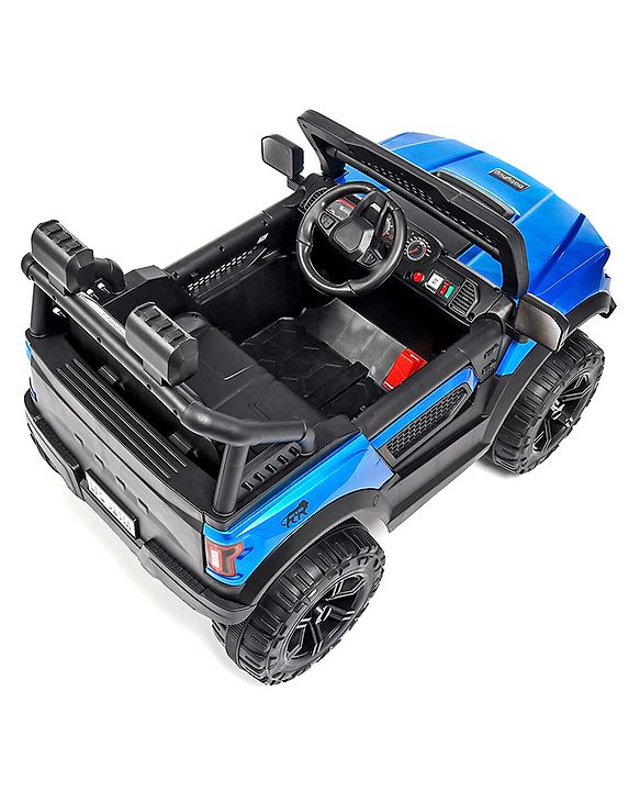 Babyhug Battery Operated Jeep With Music And Lights - Blue