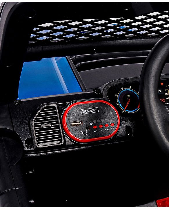 Babyhug Battery Operated Jeep With Music And Lights - Blue