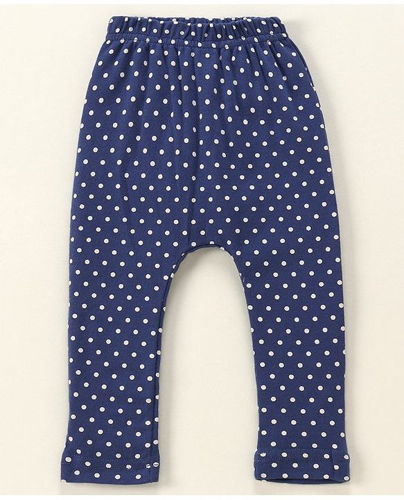 Babyhug Full Length Diaper Leggings Dot & Floral Print Pack Of 3 - Multicolor