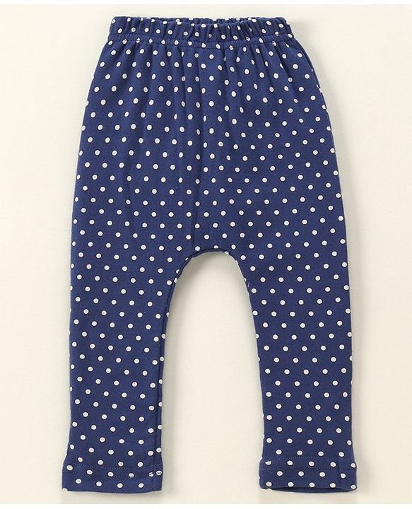 Babyhug Full Length Diaper Leggings Dot & Floral Print Pack Of 3 - Multicolor