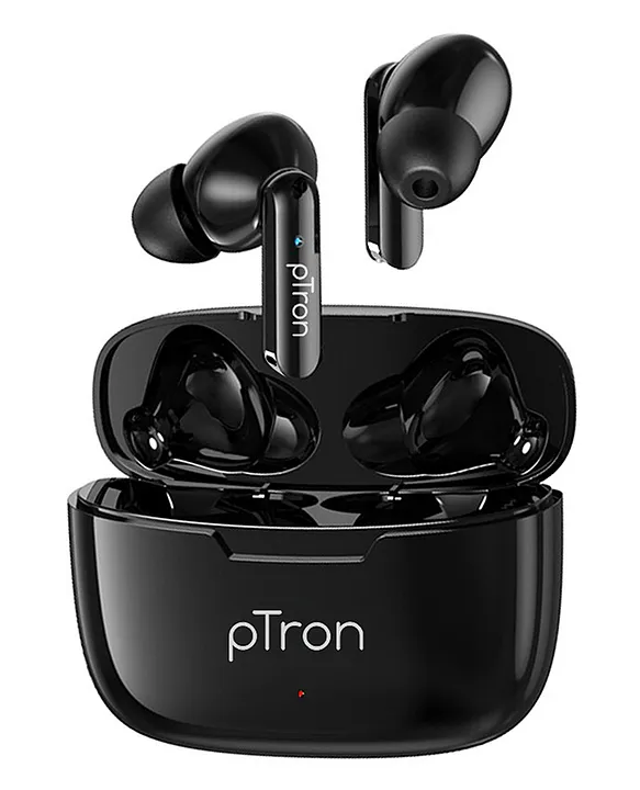 pTron Bassbuds Duo Bluetooth 5.1 Wireless Headphones Stereo Audio