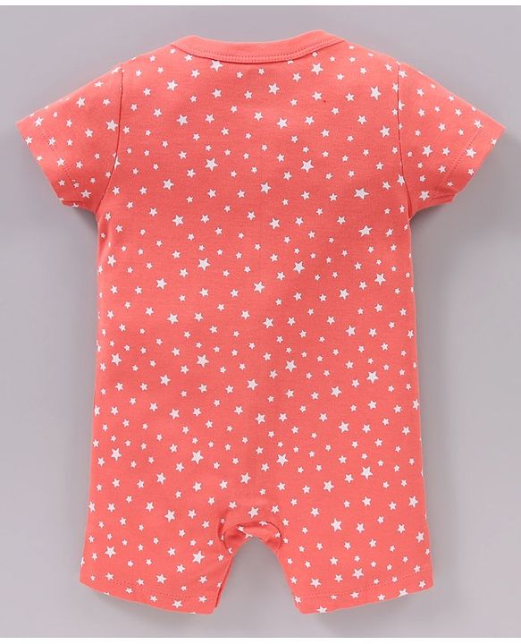 Babyhug 100% Cotton Half Sleeves Romper Multiprint Pack Of 3 - Multicolor