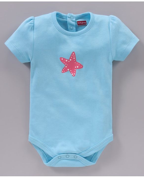 Babyhug 100% Cotton Half Sleeves Onesies Multiprint Pack Of 3 - Multicolor