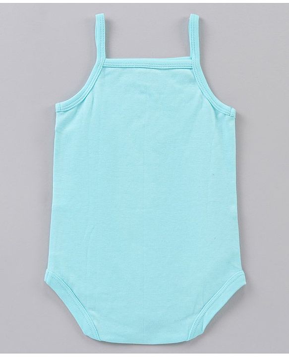 Babyhug Cotton Sleeveless Onesies Polka Dot Print Pack of 3 - Blue Pink White