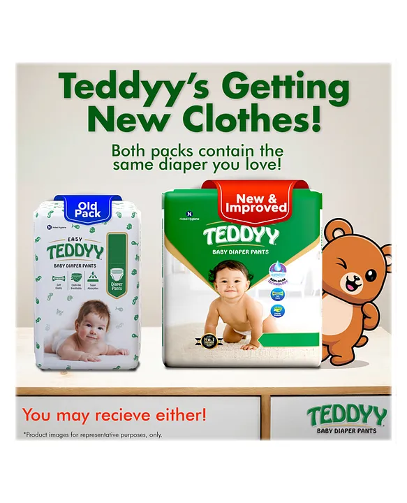 Printed Easy Teddy Large Diaper Pants at Rs 35/pack in New Delhi | ID:  2853455325697