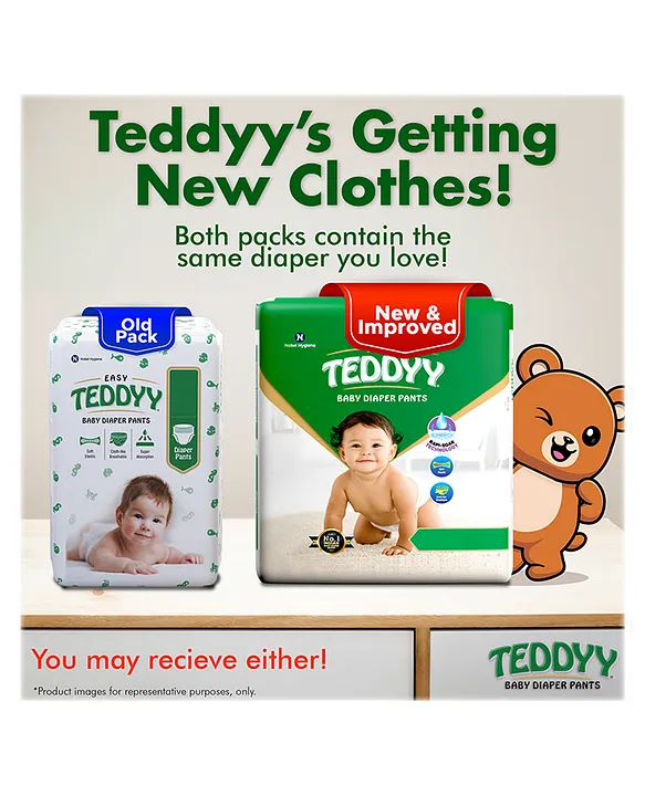 Teddyy Baby Easy Pant Style Diapers Extra Large 7 Pieces Online in India,  Buy at Best Price from Firstcry.com - 3350588