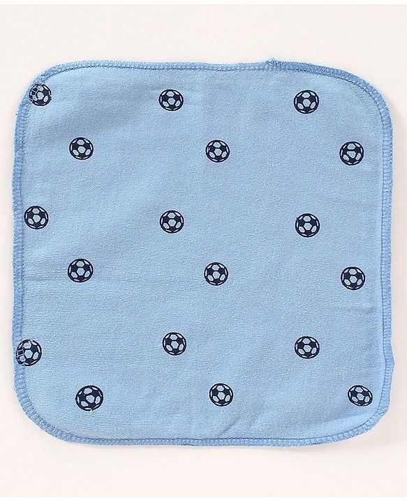 Babyhug Cotton Wash cloth Multiprint Pack of 6 - Multicolour