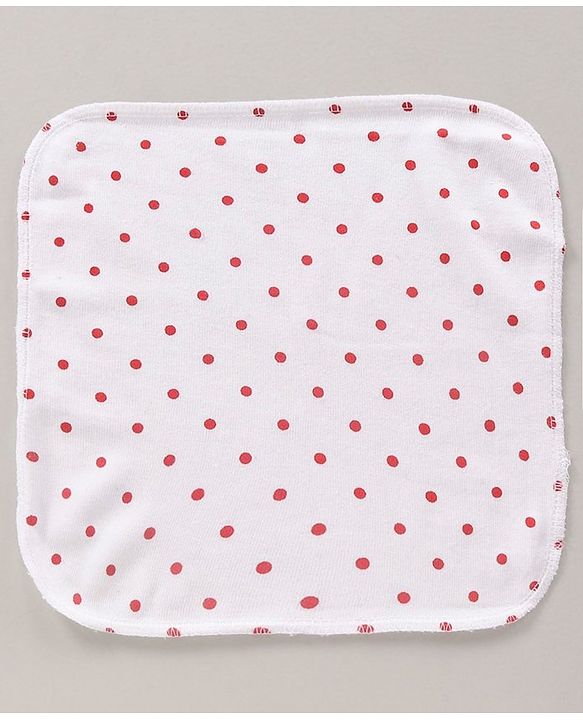 Babyhug Cotton Wash Cloth Pack of 6 - Multicolor