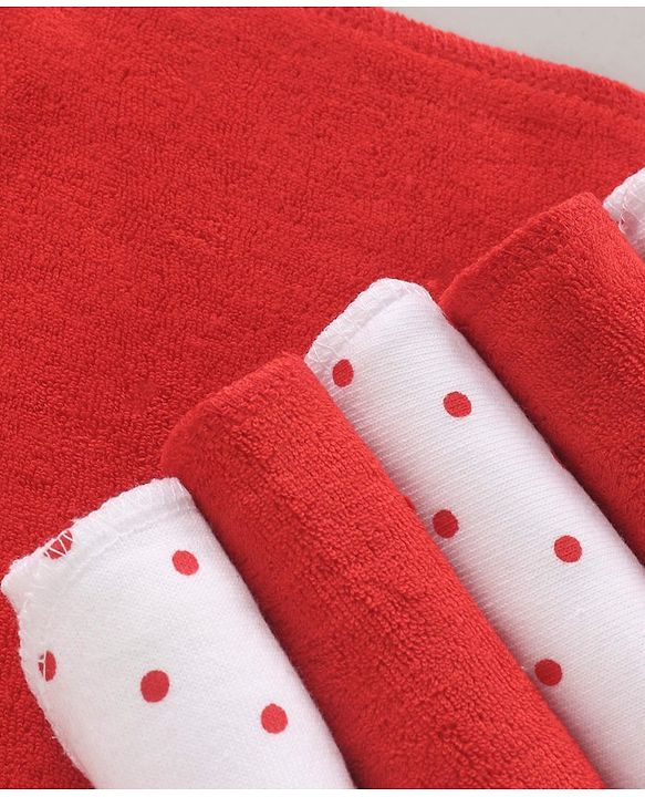 Babyhug Cotton Wash Cloth Pack of 6 - Multicolor