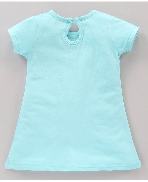 Babyhug Half Sleeves Nighty Kitty Print Pack of 2 - Blue Yellow