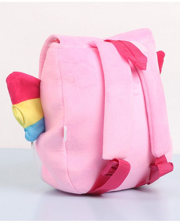 Babyhug Unicorn Shaped Soft Toy Bag - 11 Inches