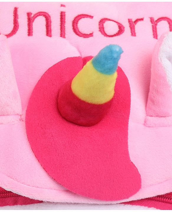 Babyhug Unicorn Shaped Soft Toy Bag - 11 Inches