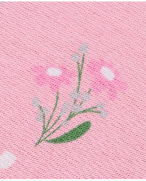 Babyhug Full Sleeves Sweatshirt Floral Print - Pink