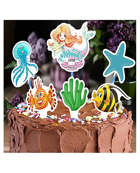 3 Tier Pastel Mermaid Cake - Greenhalghs Craft Bakery
