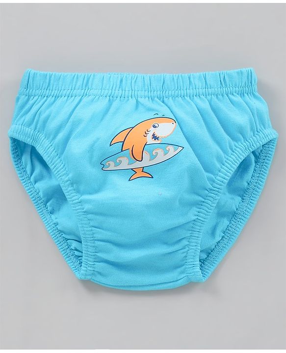 Babyhug Antibacterial Cotton Briefs Printed Pack of 5- Multicolor