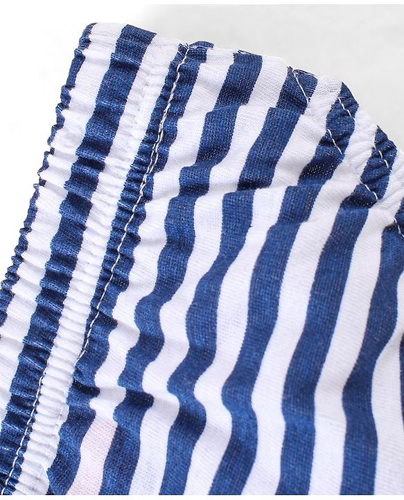 Babyhug Antibacterial Stripes & Vehicle Print Briefs Pack of 5 - Multicolor
