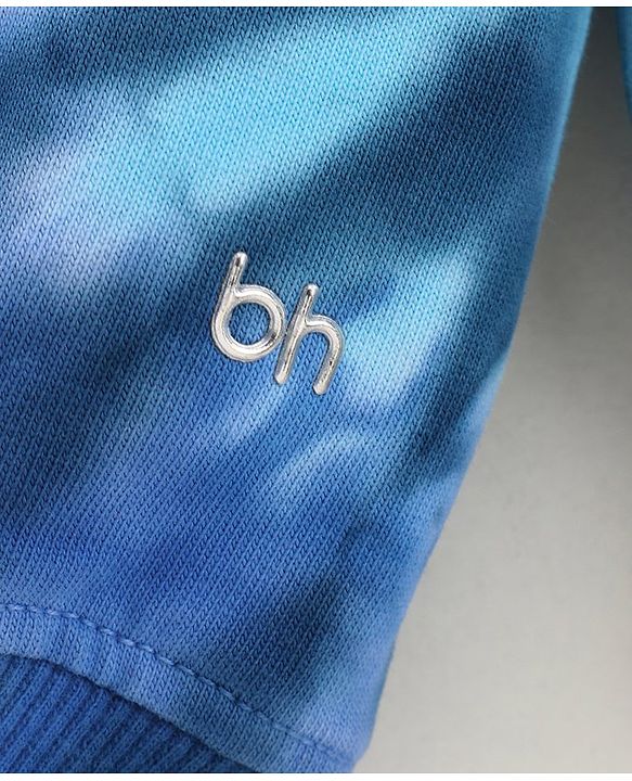 Babyhug Full Sleeves Sweatshirt Tie Dye Print - Blue