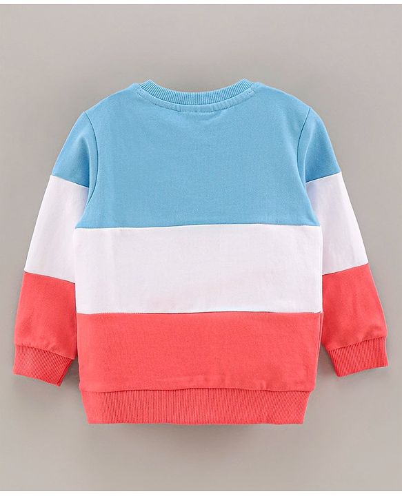 Babyhug Full Sleeves Sweatshirt Mickey Mouse Print - Multicolor