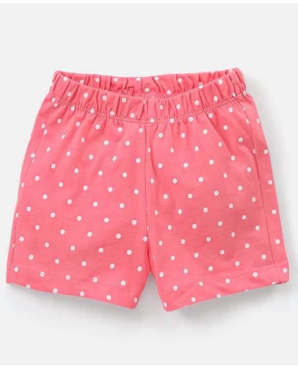 Babyhug 100% Cotton Half Sleeves Night Suit Kitty Print - Pink