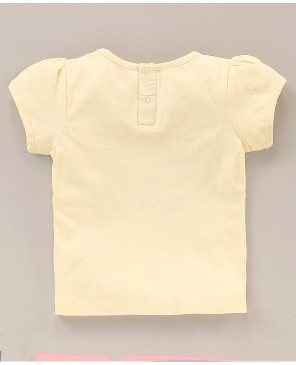 Babyhug Cotton Half Sleeves Tee & Shorts Set Dot Print & Kitty Embroidery- Pink