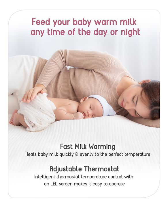 Babyhug Portable Bottle Warmer - Grey