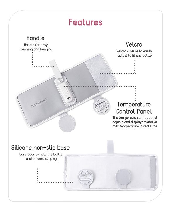 Babyhug Portable Bottle Warmer - Grey