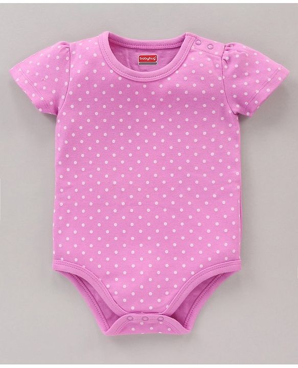 Babyhug 100% Cotton Onesie Printed Pack of 3 - Pink Yellow