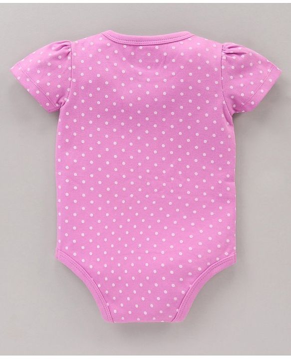 Babyhug 100% Cotton Onesie Printed Pack of 3 - Pink Yellow