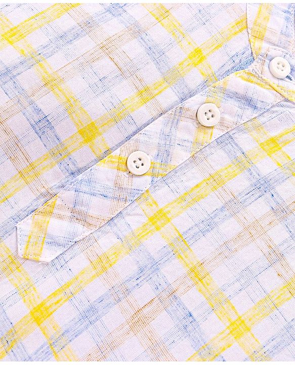 Babyhug Full Sleeves Cotton Checks Shirt - Multicolor