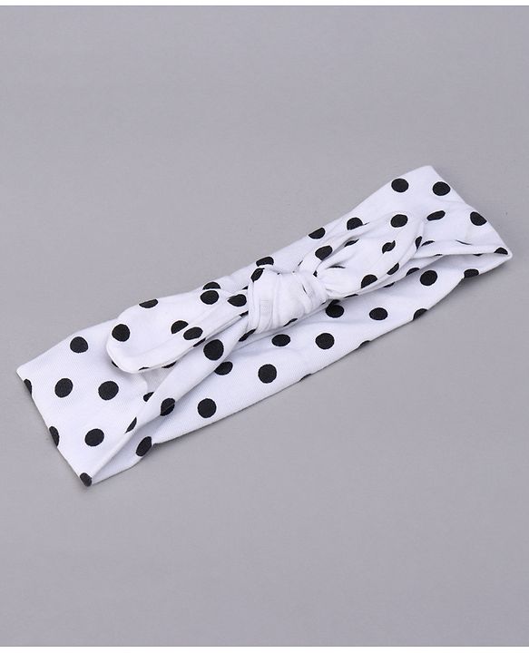 Babyhug Headband With Sunglasses Polka Dot Print - Black