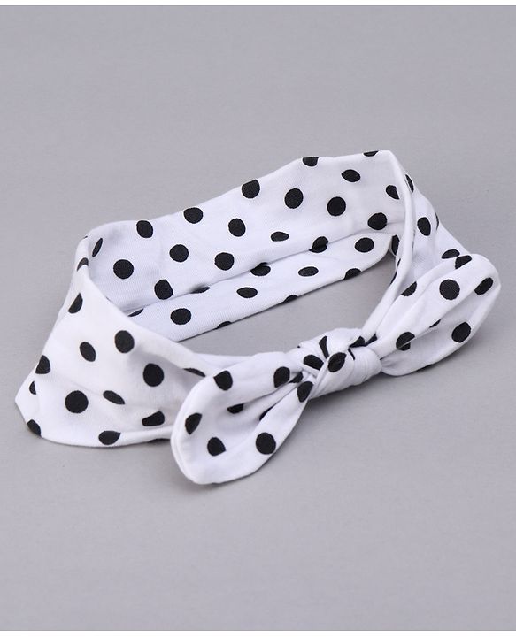 Babyhug Headband With Sunglasses Polka Dot Print - Black