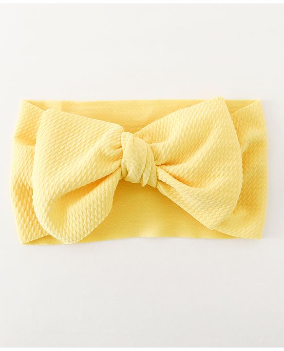 Babyhug Headbands Bow Applique   Free Size Headbands Pack of 5 - Red
