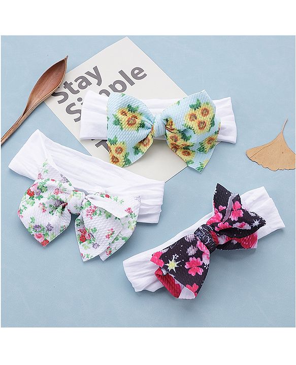 Pine Kids Headbands Multicolor Pack of 3 - Multicolour