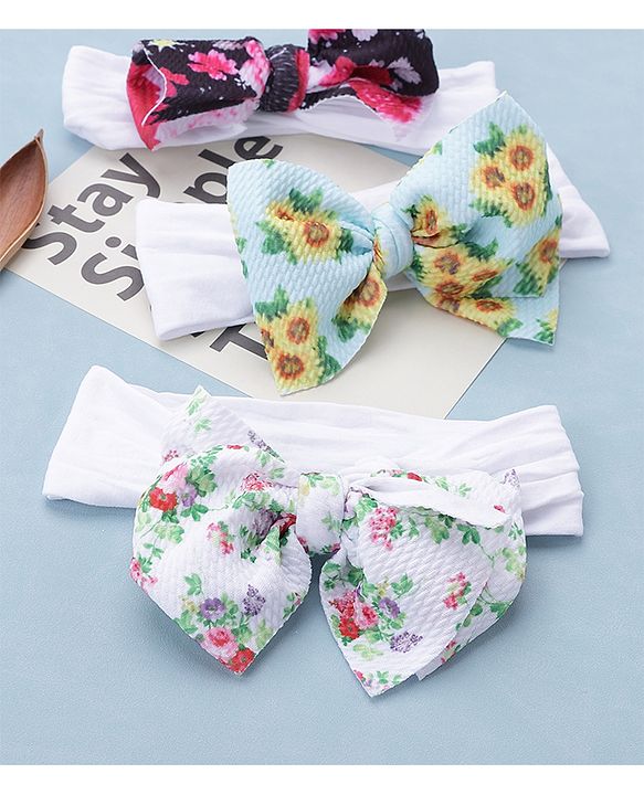 Pine Kids Headbands Multicolor Pack of 3 - Multicolour