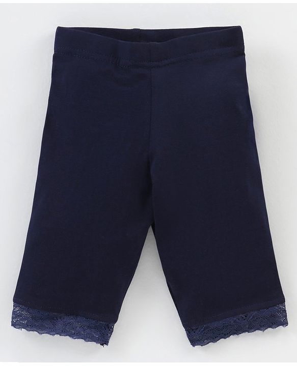 Babyhug Ankle Length Three Fourth Leggings Dot Print Pack Of 3 - Multicolor